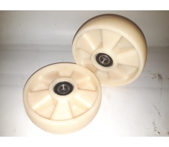 BÁNH XE NÂNG TAY NILON 180/50+BẠC ĐẠN 6204